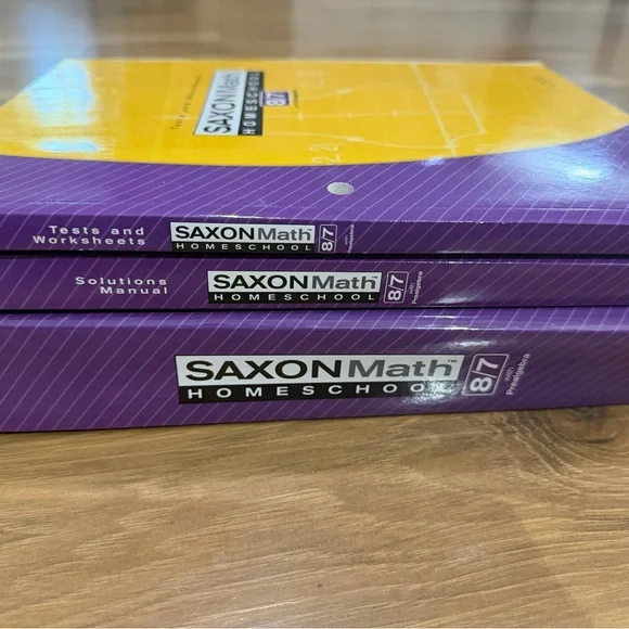 Saxon Math Homeschool 8/7 Kit (3rd Edition - Picture 2 of 2